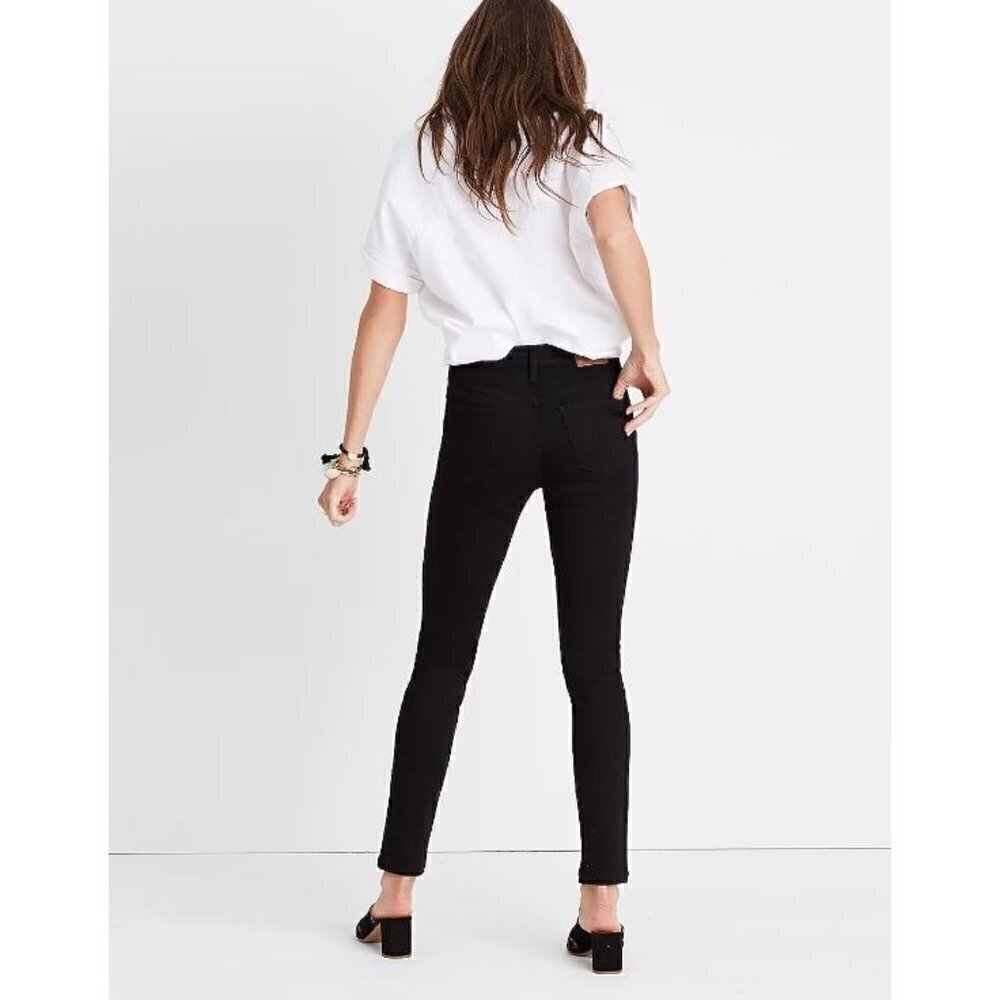 Madewell Black Skinny‎ Skinny Ankle High Rise Skinny Jeans 24